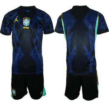 National Football Team Blank Brazil National Team navy Away jersey