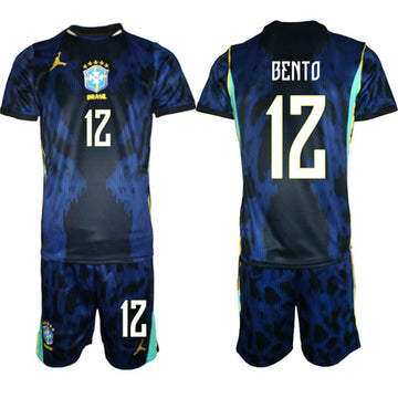 National Football Team Brazil National Team navy Away jersey