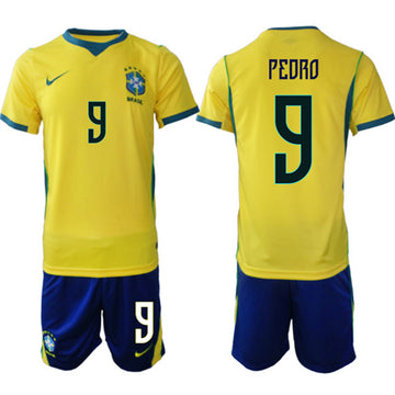 National Football Team Brazil National Team yellow Home jersey