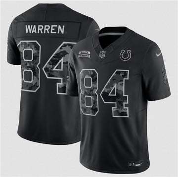Tyler Warren Indianapolis Colts black Salute To Service jersey