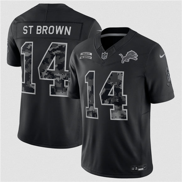 Amon-Ra St Detroit Lions brown Salute To Service jersey