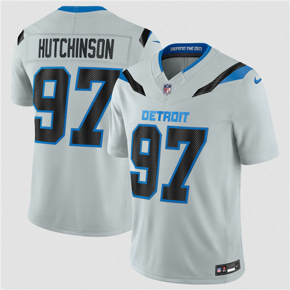 Aidan Hutchinson Detroit Lions silver Limited jersey