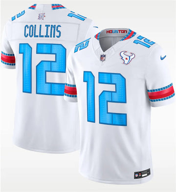 Nico Collins Houston Texans white Limited jersey