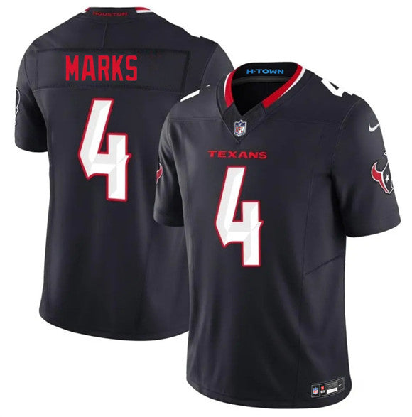 Woody Marks Houston Texans navy Vapor jersey
