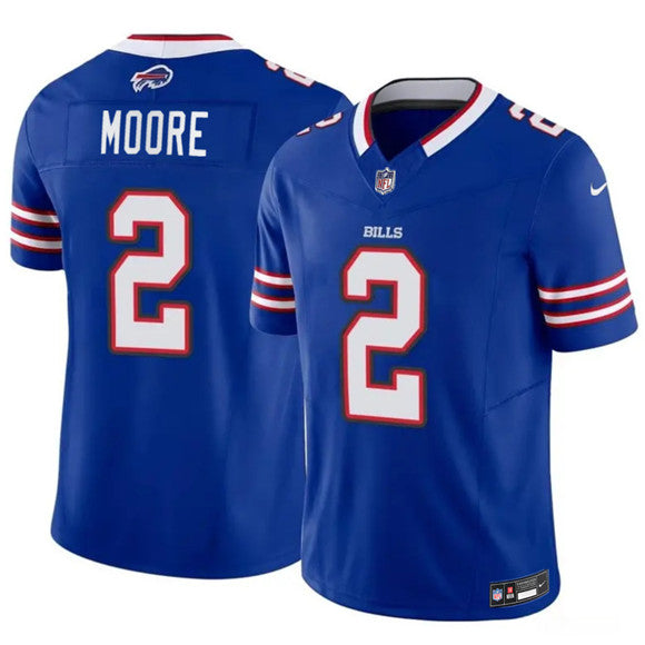 D.J. Moore Buffalo Bills blue Vapor jersey