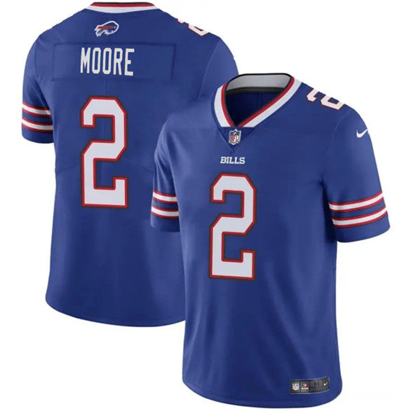 D.J. Moore Buffalo Bills blue Vapor jersey