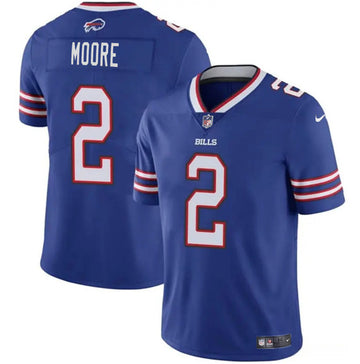 D.J. Moore Buffalo Bills blue Vapor jersey