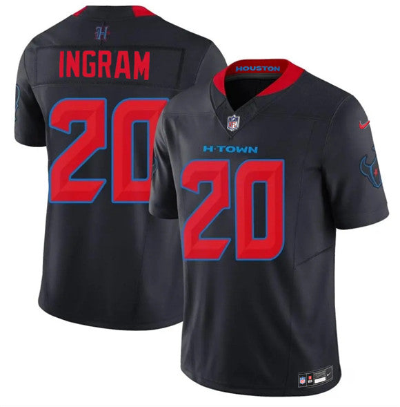 Ja'Marcus Ingram Houston Texans navy Vapor jersey
