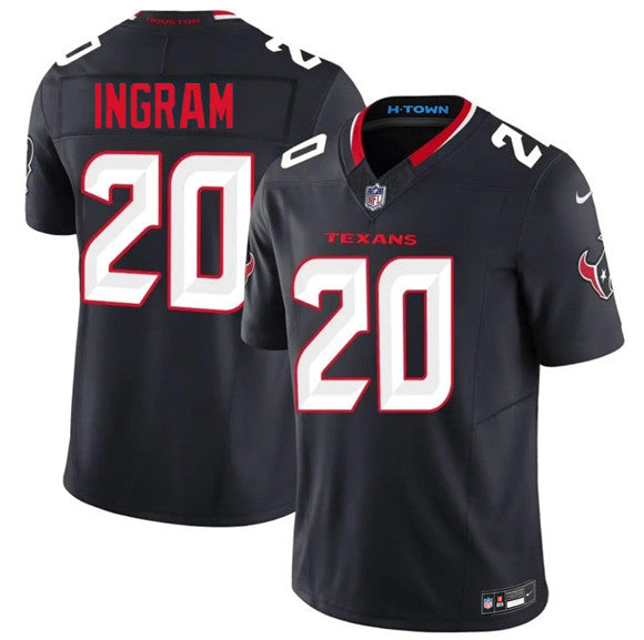 Ja'Marcus Ingram Houston Texans navy Vapor jersey