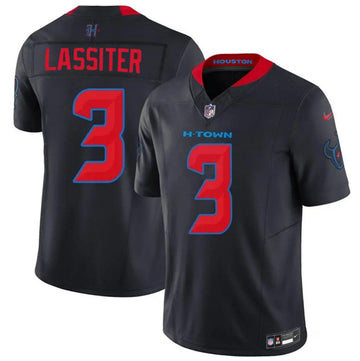 Kamari Lassiter Houston Texans navy Vapor jersey