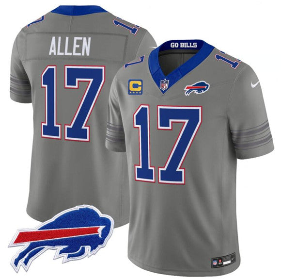 Josh Allen Buffalo Bills gray Vapor jersey