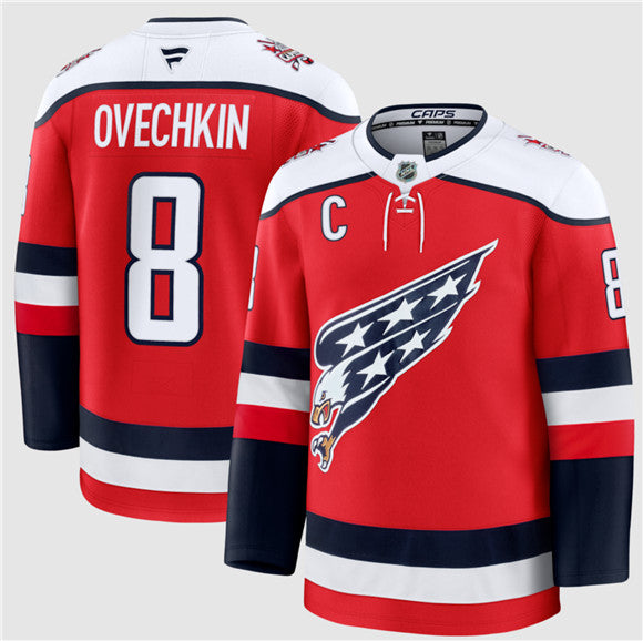 Alexander Ovechkin Washington Capitals red Alternate jersey
