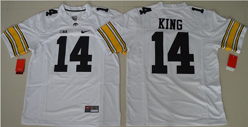 Desmond King Iowa Hawkeyes white jersey