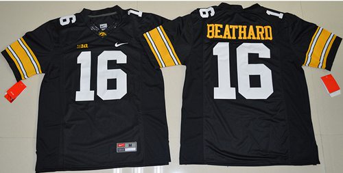 C J Beathard Iowa Hawkeyes black jersey