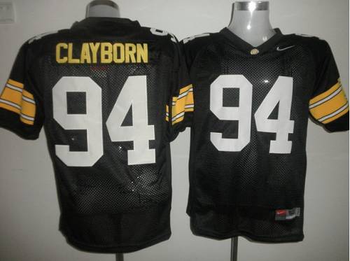 Adrian Clayborn Iowa Hawkeyes black jersey