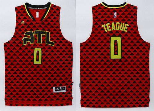 Jeff Teague Atlanta Hawks red jersey
