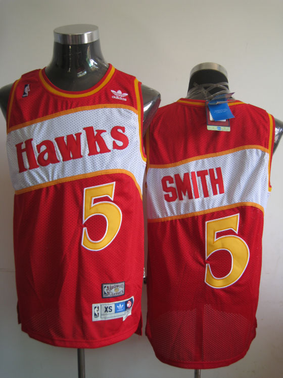 Josh Smith Atlanta Hawks red Throwback jersey