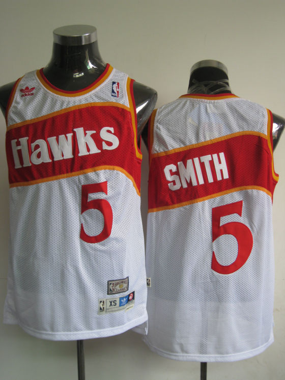 Josh Smith Atlanta Hawks white Throwback jersey