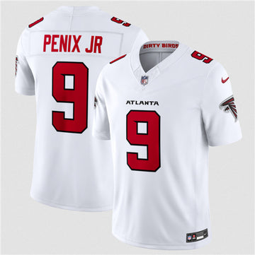 Michael Penix Jr Atlanta Falcons white Vapor jersey