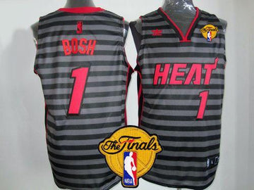 Chris Bosh Miami Heat black-grey jersey