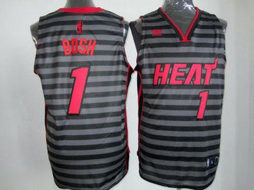Chris Bosh Miami Heat black-grey jersey