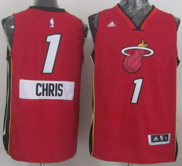 Chris Bosh Miami Heat red jersey
