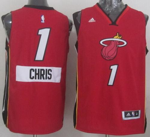 Chris Bosh Miami Heat red jersey