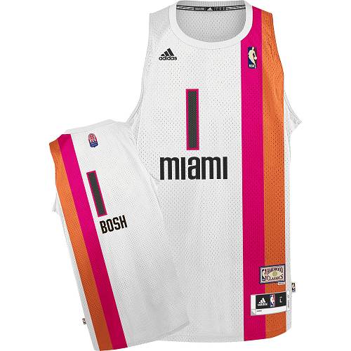 Chris Bosh Miami Heat white Classic jersey
