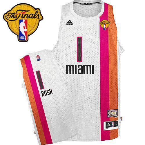 Chris Bosh Miami Heat white Classic jersey