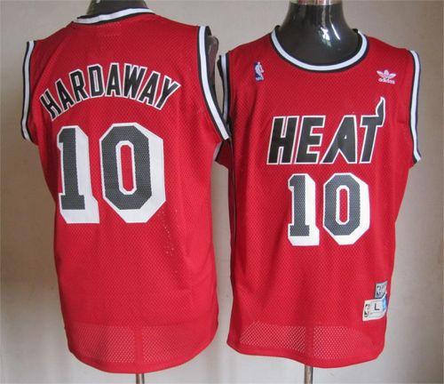 Tim Hardaway Miami Heat red Throwback jersey