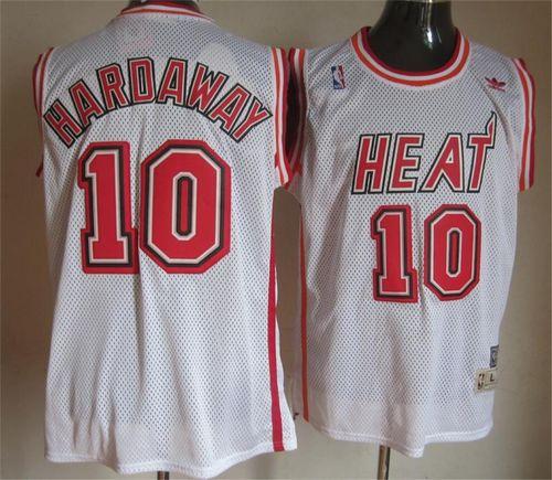 Tim Hardaway Miami Heat white Throwback jersey