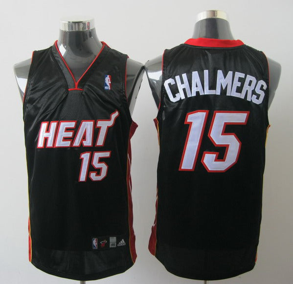 Mario Chalmers Miami Heat black jersey