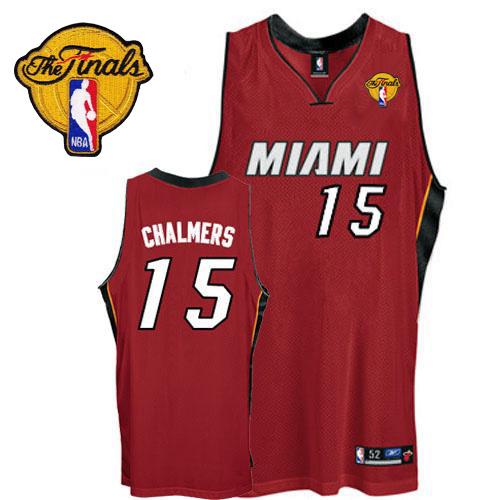 Mario Chalmers Miami Heat red jersey