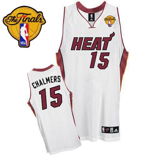 Mario Chalmers Miami Heat white jersey
