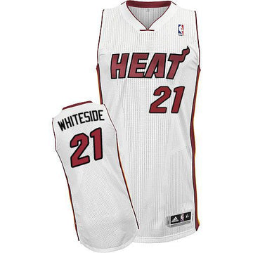 Hassan Whiteside Miami Heat white jersey