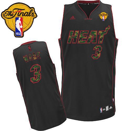 Dwyane Wade Miami Heat black Fashion jersey