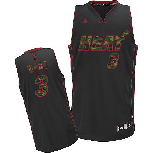 Dwyane Wade Miami Heat black Fashion jersey