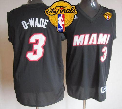 Dwyane Wade Miami Heat black Fashion jersey