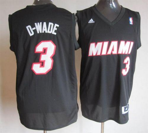 Dwyane Wade Miami Heat black Fashion jersey