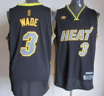 Dwyane Wade Miami Heat black Fashion jersey