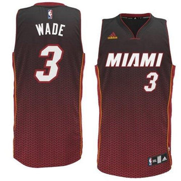 Dwyane Wade Miami Heat black Fashion jersey