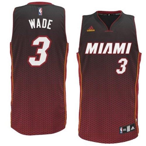 Dwyane Wade Miami Heat black Fashion jersey