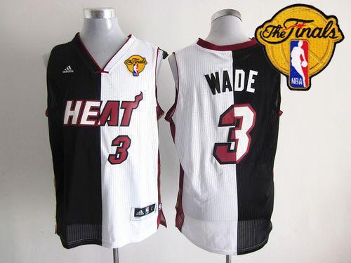 Dwyane Wade Miami Heat black-white Fashion jersey