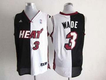 Dwyane Wade Miami Heat black-white Fashion jersey