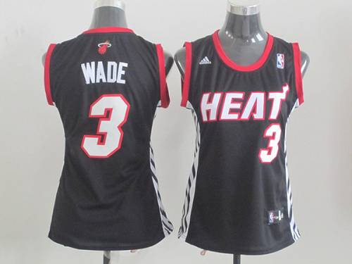 Dwyane Wade Miami Heat black Road jersey