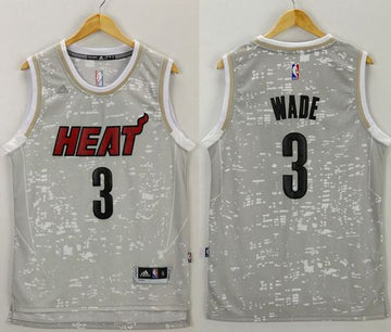 Dwyane Wade Miami Heat grey jersey