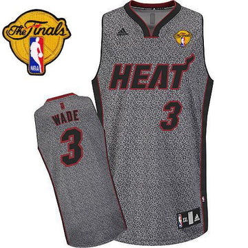 Dwyane Wade Miami Heat grey Fashion Static jersey