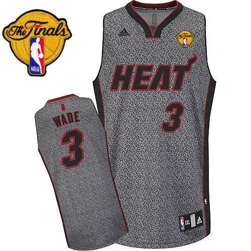 Dwyane Wade Miami Heat grey Fashion Static jersey
