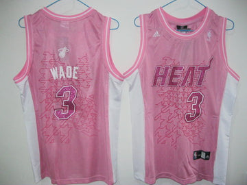 Dwyane Wade Miami Heat pink jersey