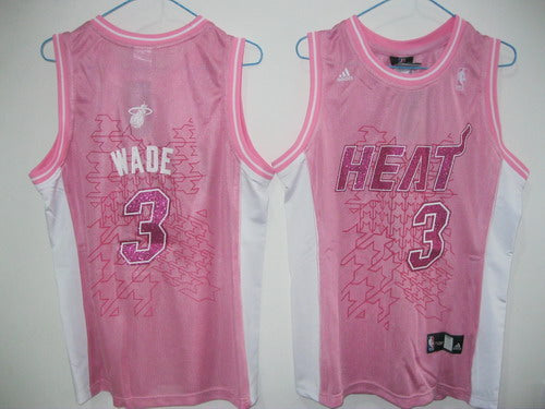 Dwyane Wade Miami Heat pink jersey